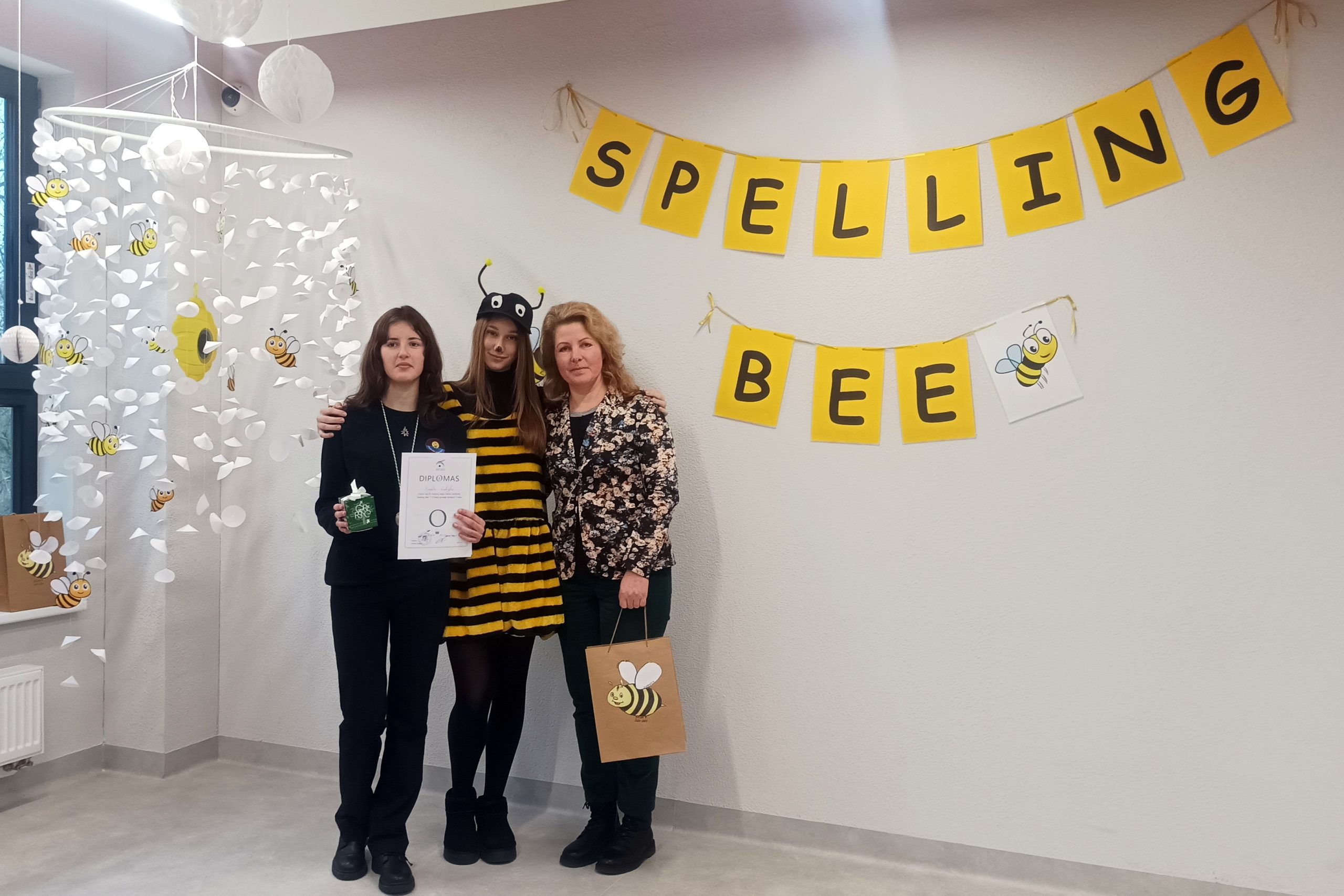 Dalyvavo anglų kalbos konkurse Spelling Bee